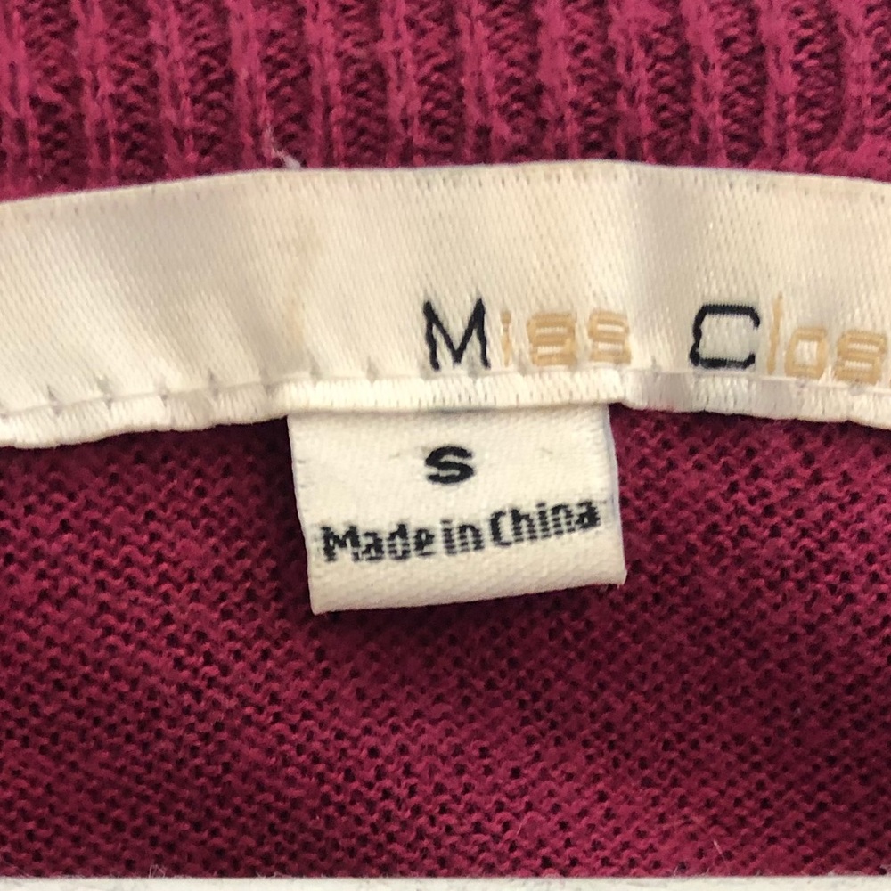 Magenta Ruffle Long Sleeve - Picture 4 of 4